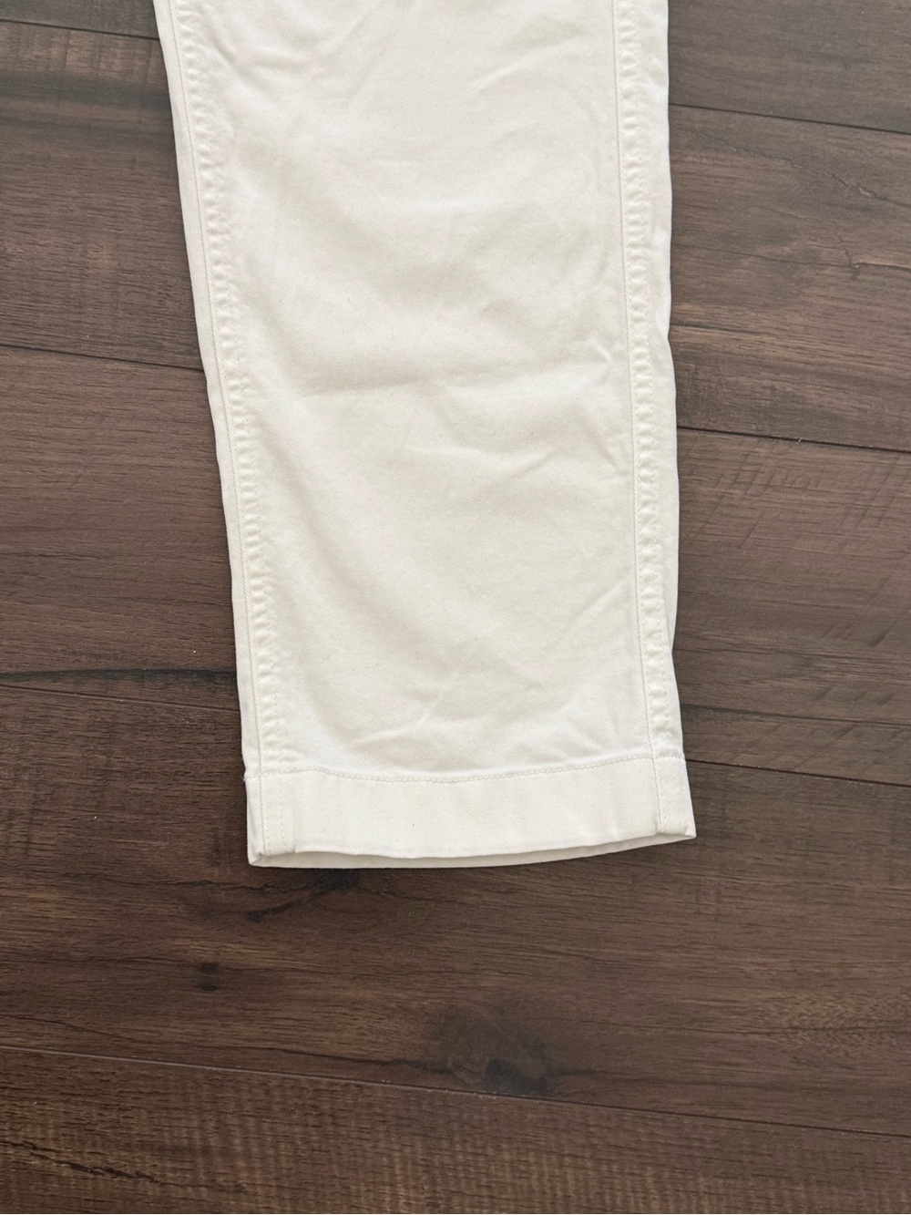 J. Crew High Rise Girlfriend Chino Pants White Size 8 - Picture 7 of 10